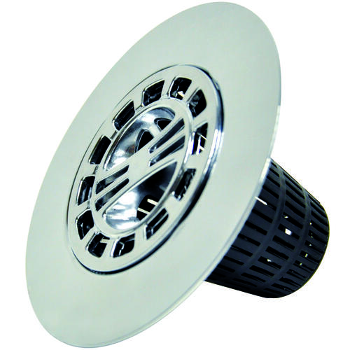 Danco 10529-XCP2 Shower Drain Cover, Plastic/Stainless Steel, Chrome ...