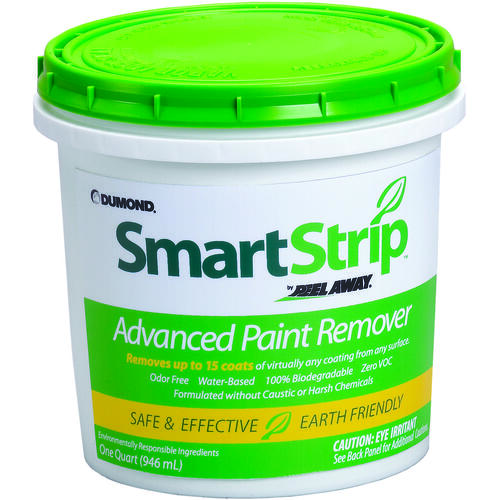Smart Strip 3332 Advanced Paint Remover, Liquid, Odor Free, White, 1 qt, Bucket