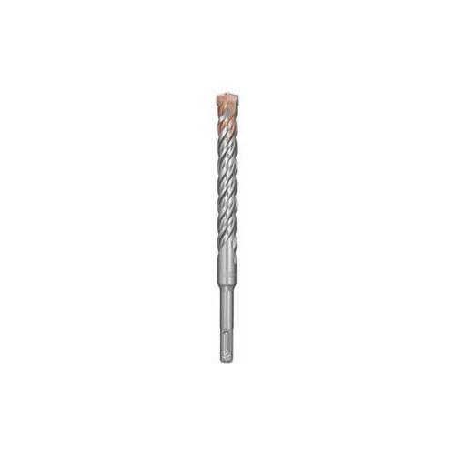 Hammer Drill Bit, 7/8 in Dia, 12 in OAL, Helix Flute, 4-Flute, 25/64 in Dia Shank, SDS Plus Shank Silver