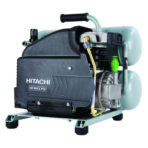 Metabo HPT EC99SM Portable Air Compressor, 4 gal Tank, 2 hp, 120 V, 105 psi Pressure, 1-Stage, 3.1 cfm Air