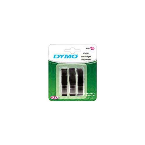 Dymo 1741670 Embossing Label, 9.8 ft L, 3/8 in W - pack of 3