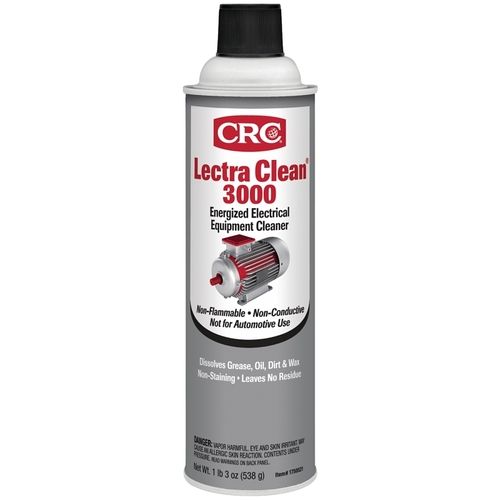 Lectra-Clean 3000 Electric Parts Cleaner, Liquid, 20 oz Can, Colorless - pack of 12