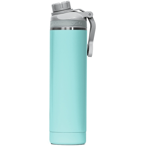 Hydra Series Bottle, 22 oz Capacity, 18/8 Stainless Steel/Copper, Seafoam, Powder-Coated