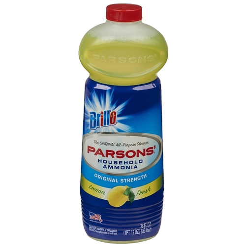 Brillo 33128 Parsons Ammonia All-Purpose Cleaner, 28 oz, Lemon