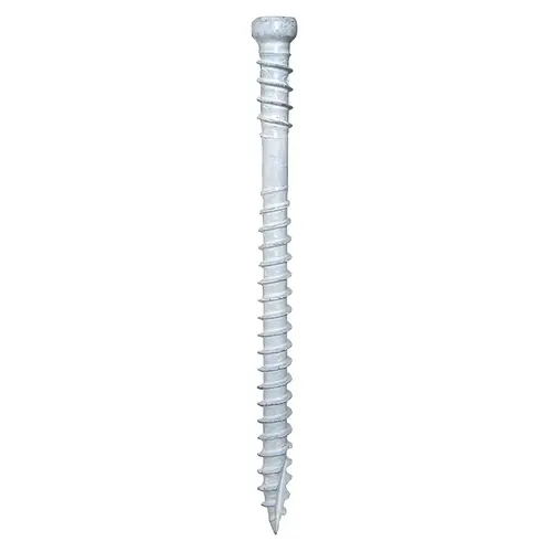 RT Series Screw, #8 Thread, 2-1/2 in L, Reverse Thread, Trim Head, Star Drive, Steel, 505 PAIL White - pack of 505