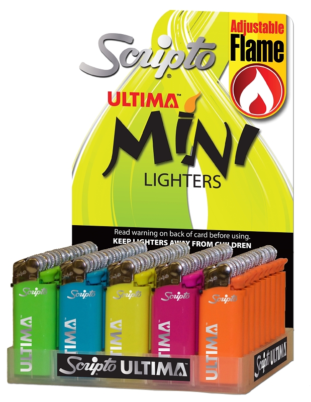 CALICO BRANDS LD18M-50/ULTM Lighter Assortment with Display