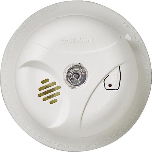 SA304CN3 Smoke Alarm with Escape Light, 9 V, Ionization Sensor, 85 dB, Alarm: Audible, White