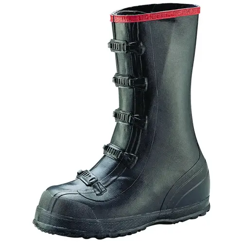 Servus T369-9 Over Shoe Boots, 9, Black, Buckle Closure, No Pair
