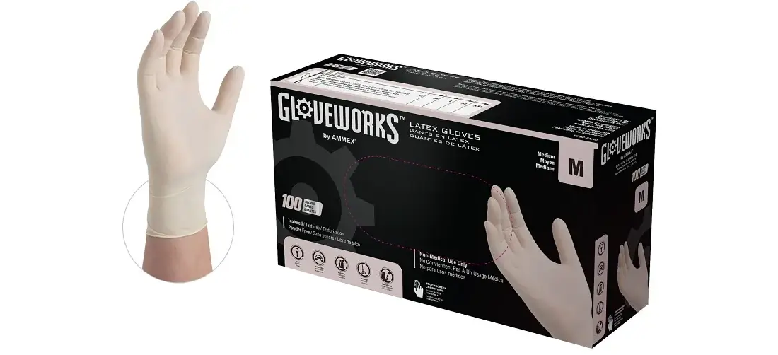 Gloveworks Latex Rubber Gloves Amazon Gloveworks TLF44100