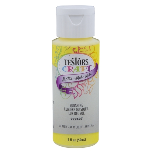 Craft Paint, Matte, Sunshine, 2 oz, Bottle