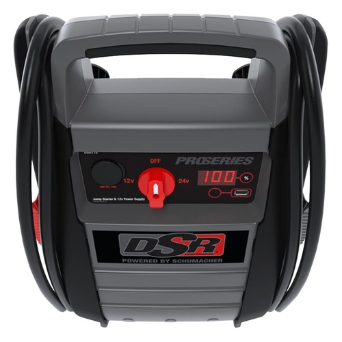 Schumacher DSR115 Pro Jump Starter, 12/24 VDC, 4400 A, AGM Battery