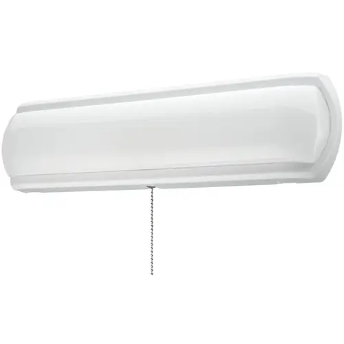 ETi 53603142 Closet Light with Pull Chain, 120 VAC, 16 W, LED Lamp, 1200 Lumens, 4000 K Color Temp, White Fixture