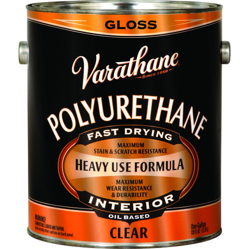 Interior Classic Polyurethane, Gloss, Liquid, Clear, 1 gal, Can - pack of 2