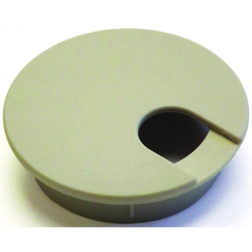 Jandorf 61603 Desk Grommet, 2-1/2 in Dia Cable, Polystyrene, Almond