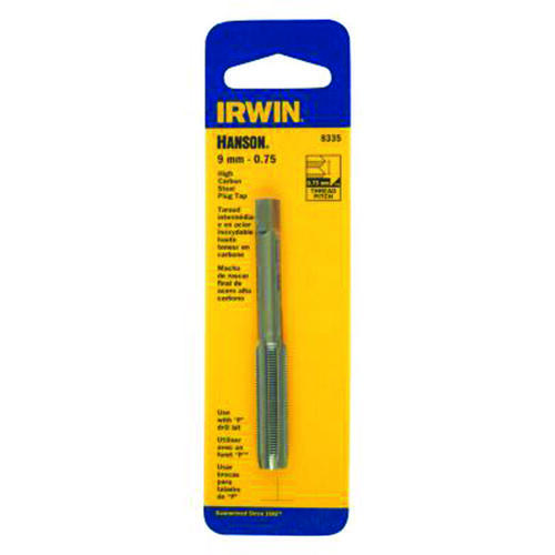 Irwin 8338 Thread Tap, 10 mm- 1 Thread, Plug Tap Thread, 4-Flute, HCS
