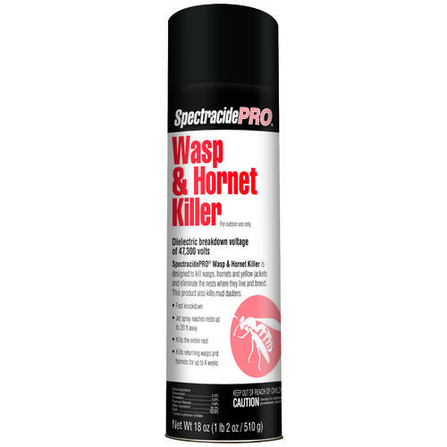SPECTRACIDE HG-30110-6 Wasp and Hornet Killer, Liquid, Spray Application, 18 oz Aerosol Can