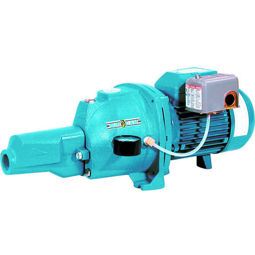 Burcam 506321 Jet Pump, 8 A, 115 V, 0.5 hp, 1 in Connection, 80 ft Max Head, 10.8 gpm, Iron