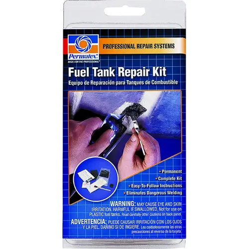 Fuel Tank Repair Kit, Liquid, Mild Part-1/Mercaptan Part-2 Clear