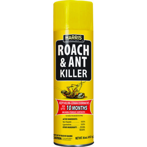 Harris RA-16 Roach and Ant Killer, Liquid, 16 oz
