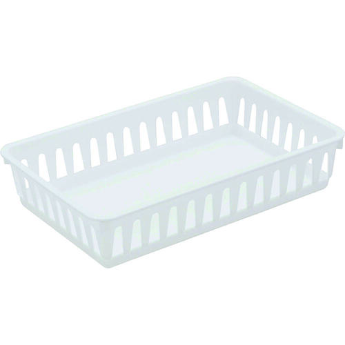 Sterilite 16068024 Storage Tray, 0.7 cu-ft Capacity, Plastic, White