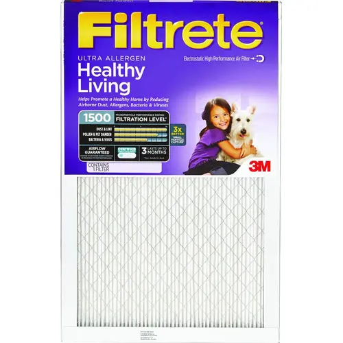 FILTER AIR 1500MPR 15X20X1IN - pack of 4