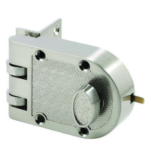 PrimeLine U 10817 Deadlock, Keyed Different Key, Aluminum, Satin