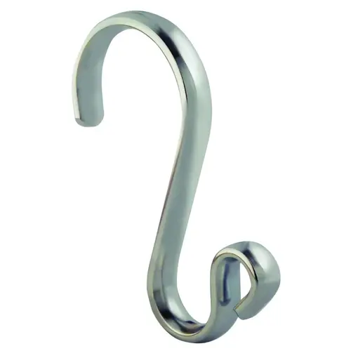 Shower Curtain Rings Silver Metal Chrome - pack of 48