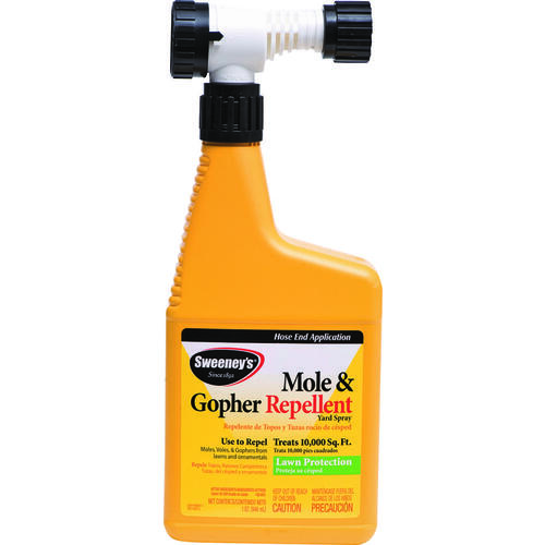 Mole and Gopher Repellent Spray, Repels: Armadillos, Gophers, Moles, Voles