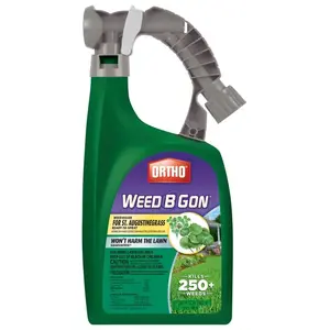 Ortho 0193610 Weed B Gon Ready-To-Spray Weed Killer, Liquid, Spray Application, 32 oz Bottle Clear/Yellow