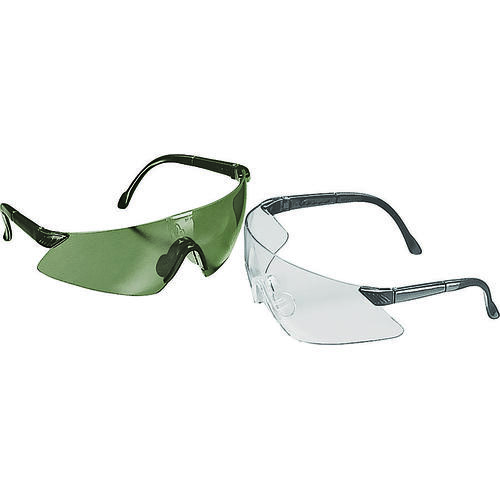 MSA 697517 LUXOR Series Safety Glasses, Scratch-Resistant Lens, Frameless Frame, Black Frame