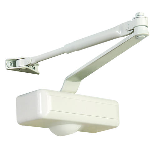 Door Closer, 30 to 65 lb Ivory