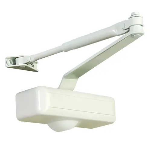 Tell Manufacturing 10173 SZ 1 IVORY CLOSER Door Closer, 30 to 65 lb Ivory