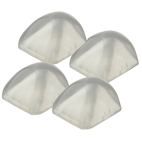 Dreambaby L839A Corner Cushion, Rubber, Translucent, Specifications: 2 Layers - pack of 4