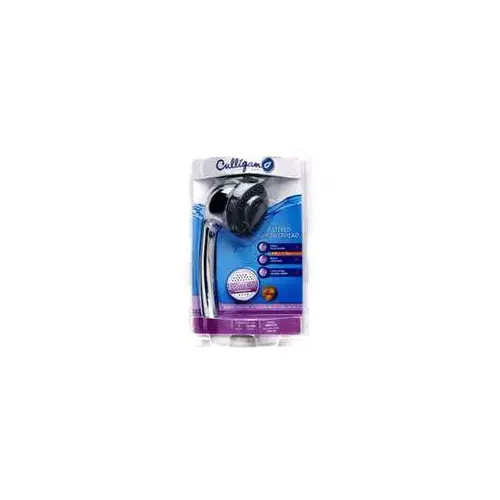 Culligan HSH-C135 Handheld Filtered Shower Head, 1/2 in Connection, 1.8 gpm, 5-Spray Function, Metal, Chrome