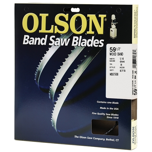 Olson WB55759DB Saw Blade, 1/4 in W, 59-1/2 in L, 14 TPI