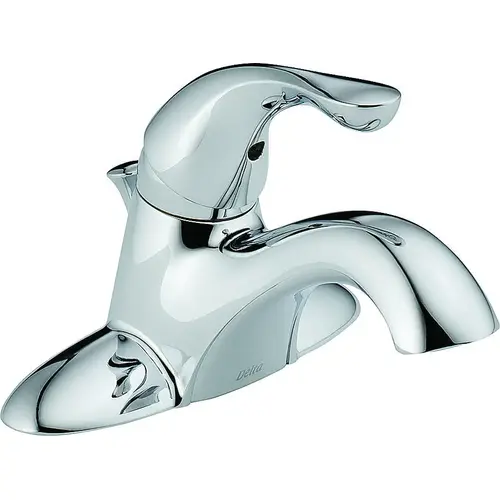 Classic Series Bathroom Faucet, 1.2 gpm, 1-Faucet Handle, Brass, Chrome Plated, Lever Handle, Rigid Spout