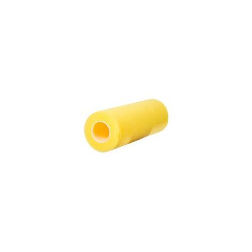 RollerLite 9FM075 High-Capacity Roller Cover, 3/4 in Thick Nap, 9 in L, Foam Cover, Yellow