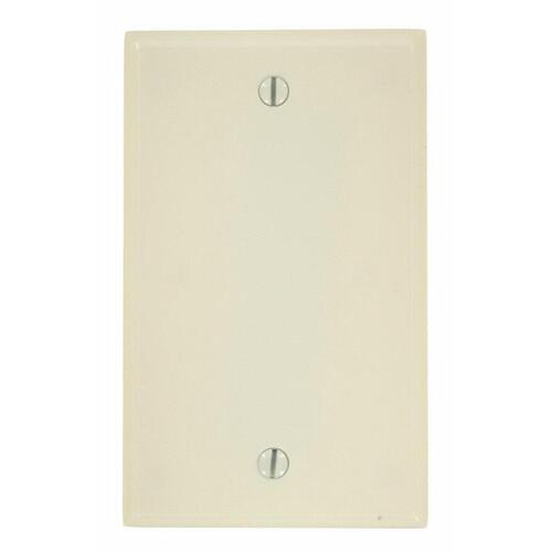 Wallplate, 4-1/2 in L, 2-3/4 in W, 0.22 in Thick, 1 -Gang, Thermoset, Light Almond, Smooth