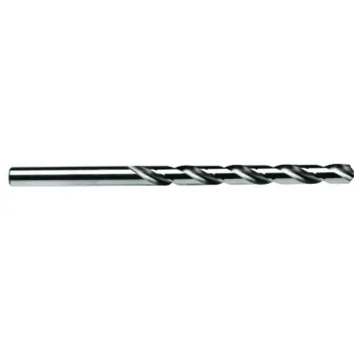 Jobber Drill Bit, 0.07 in Dia, 2 in OAL, Spiral Flute, 4-Flute, 0.07 in Dia Shank, Straight Shank Bright