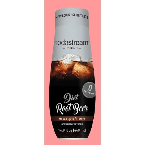SodaStream 1424204011 Sparkling Drink Mix, Soda, Root Beer Flavor, 440 mL Bottle