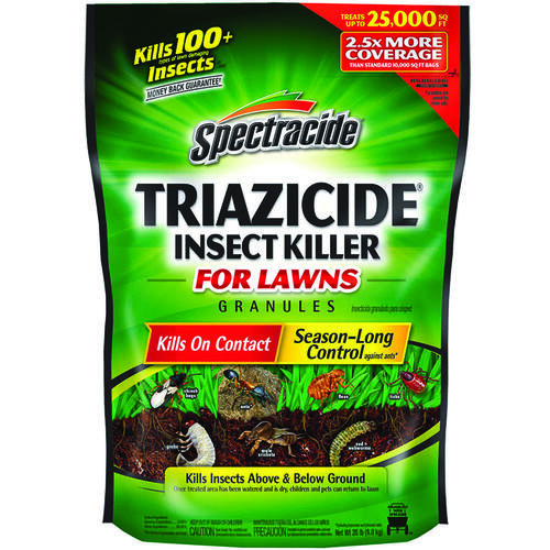 SPECTRACIDE HG-83961-5 Triazicide Insect Killer, Solid, 20 lb