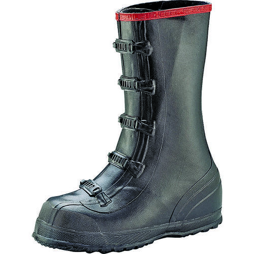 Over Shoe Boots, 10, Black, Buckle Closure, No
