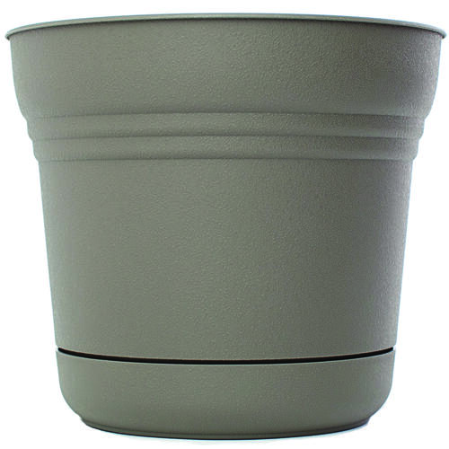 Saturn SP1260 Planter, 10.8 in W, Plastic, Peppercorn