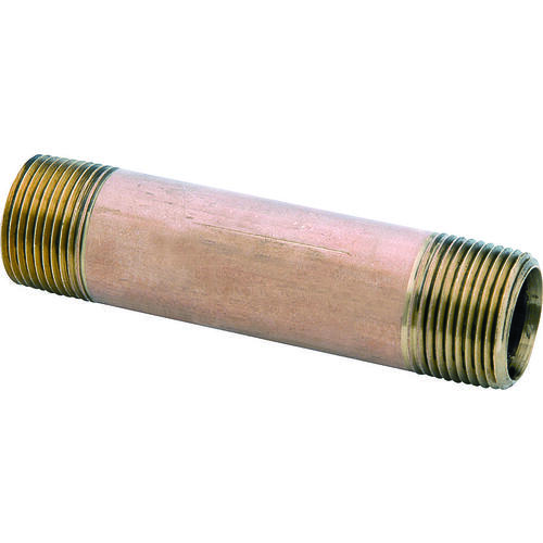 Anderson Metals 38300-0230 Pipe Nipple, 1/8 in, NPT, Brass, 370 psi Pressure, 3 in L