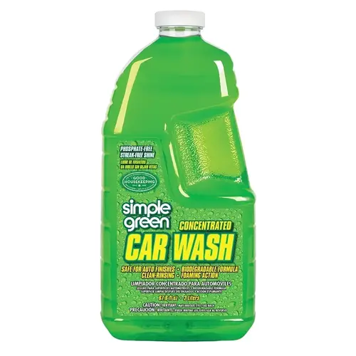 SIMPLE GREEN 0210000643210 Car Wash, 67.6 oz, Liquid, Chamomile Green