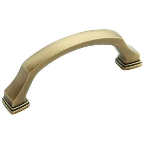 3" (76 mm) Center to Center Revitalize Cabinet Pull Gilded Bronze Finish