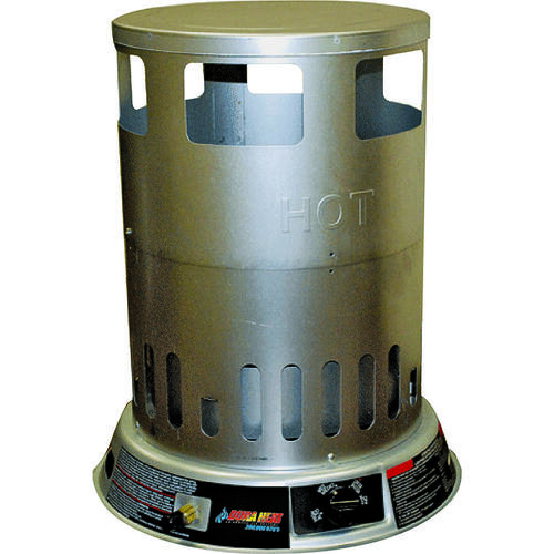Dura Heat LPC200 Convection Heater, Liquid Propane, 50000 to 200000 Btu, 4700 sq-ft Heating Area, Silver