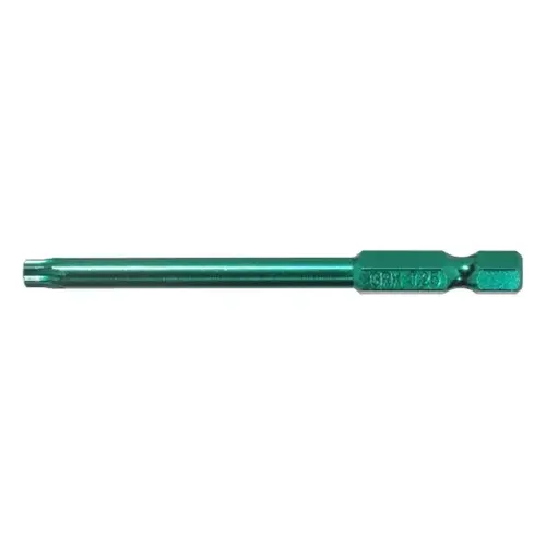 Drive Bit, T25 Drive, Star Drive, 3 in L Pair Green