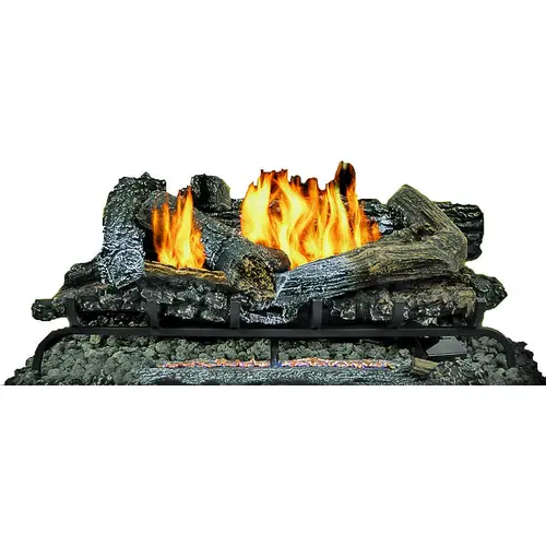 Kozy World GLD2470R GLD2465R Gas Log Set, 13 in L, 24 in W
