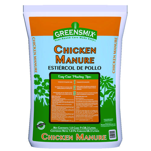 Greensmix WGM03225 Manure Organic Chicken 1 cu ft 36 lb